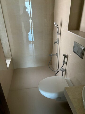 Bathroom in 3 BHK Apartment at L And T Seawoods Residences, Seawoods – for Sale