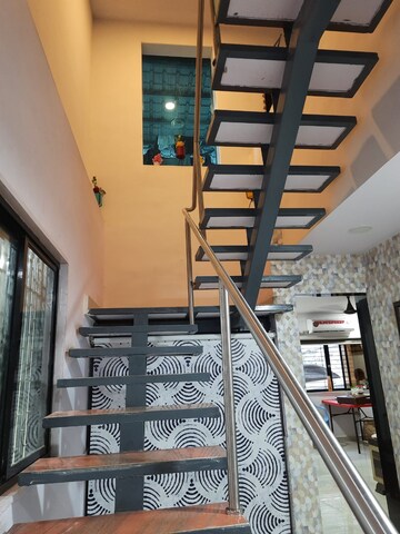Staircase in 6 BHK Villa at Prescon Prestige Valley, Ghodbunder Road – for Rent