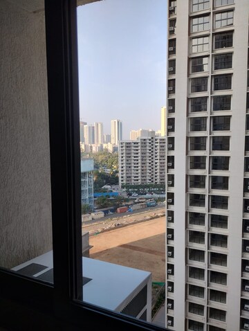 Balcony in 1 BHK Apartment at Lodha Crown Quality Homes, Majiwada – for Rent