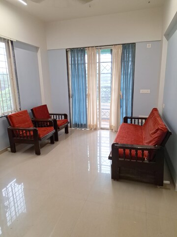 Living Room in 1 BHK Apartment at Serenity CHS Baner, Baner – for Rent