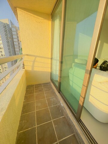 Balcony in 2.5 BHK Apartment at Oberoi Realty Splendor, Andheri East – for Rent