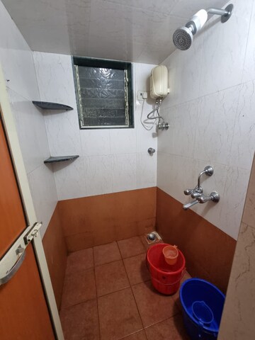 Bathroom in 1 BHK Apartment at Hiranandani Gardens Kingston, Powai – for Rent