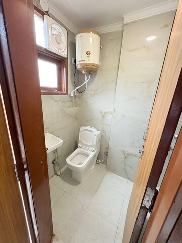 Bathroom in 2 BHK Builder Floor at Saket – for Rent