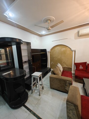 Living Room in 3 BHK Builder Floor at Sushant Lok I – for Rent