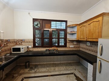 Kitchen in 3 BHK Builder Floor at Sushant Lok I – for Rent