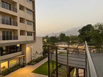 Balcony in 2 BHK Apartment at Godrej City, Poyanje – for Rent