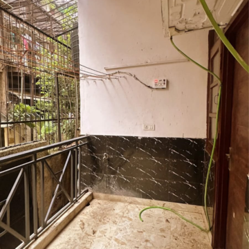 Balcony in 4 BHK Builder Floor at Greater Kailash – for Rent