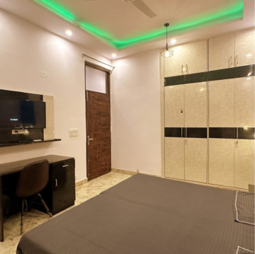 Bedroom in 4 BHK Builder Floor at Greater Kailash – for Rent