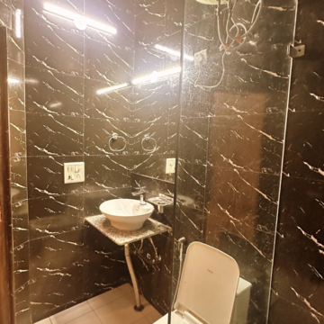 Bathroom in 4 BHK Builder Floor at Greater Kailash – for Rent