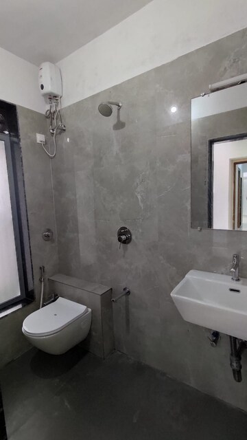 Bathroom in 1 BHK Apartment at Ami Zarna, Malad West – for Rent