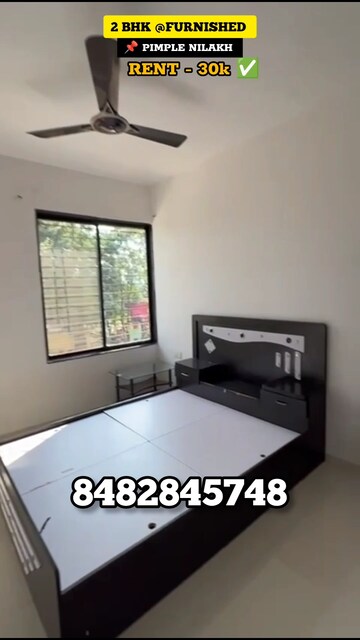 Bedroom in 2 BHK Apartment at Trinity Green Hive 65, Pimple Nilakh – for Rent