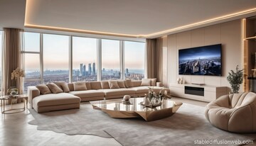 Gym in 5 BHK Apartment at Avighna One Avighna Park, Lower Parel – for Rent