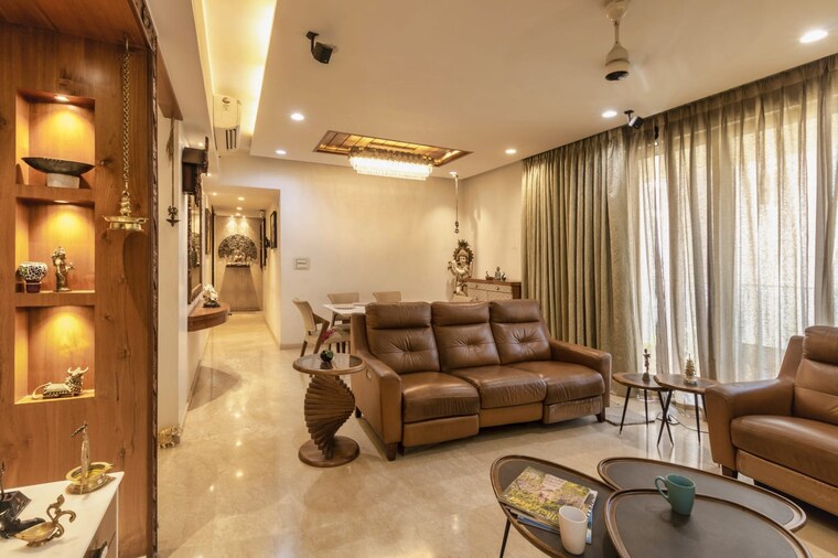 Living Room, one-hiranandani-park 3 Bedroom 1305 Sq.Ft. Apartment In Ghodbunder Road Thane 9062993