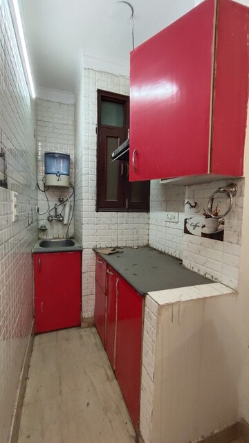 Kitchen in 2 BHK Builder Floor at Saket – for Rent