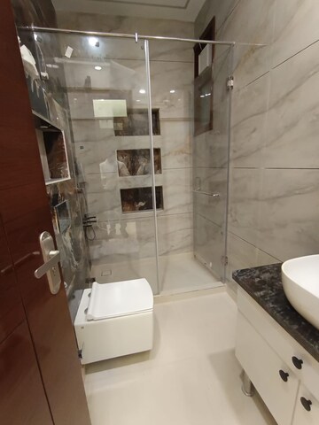 Bathroom in 2 BHK Apartment at Madhur Apartment, Paschim Vihar – for Rent