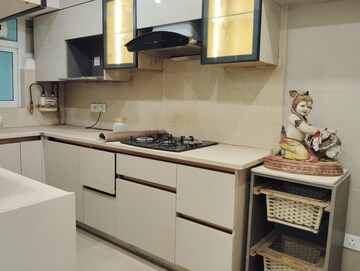 Kitchen in 3 BHK Apartment at Triveni Apartments CGHS, Paschim Vihar – for Rent