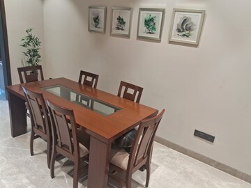 Dining area in 3 BHK Builder Floor at Safdarjung Enclave – for Rent