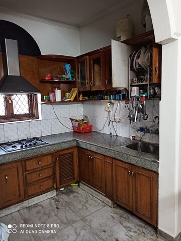Kitchen in 2 BHK Builder Floor at Kalkaji – for Rent