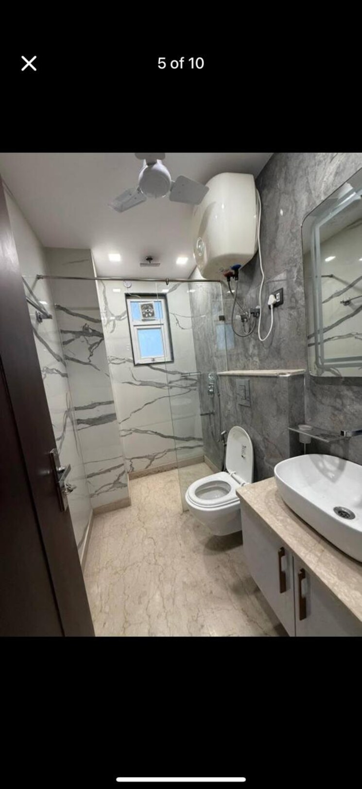 Bathroom, kalkaji 3 Bedroom 1800 Sq.Ft. Builder Floor In Kalkaji Delhi 9063117