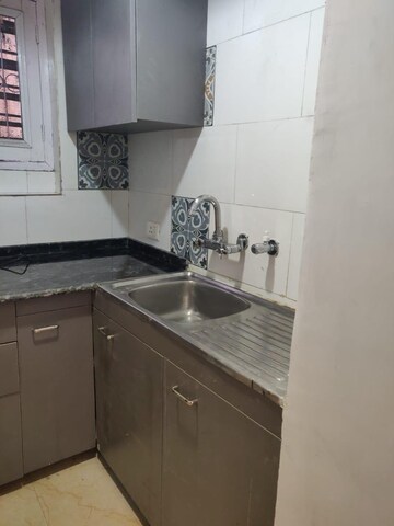 Kitchen in 1 BHK Builder Floor at Greater Kailash I – for Rent