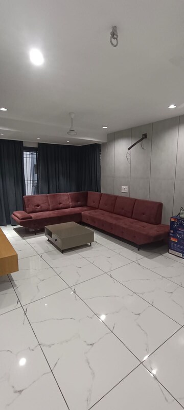 Living Room in 2 BHK Apartment at Adajan – for Rent