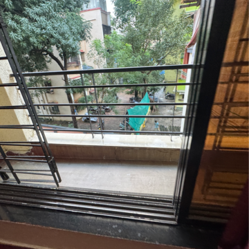 Balcony in 2 BHK Apartment at Gopal Bagh CHS, Sudam Wadi – for Rent