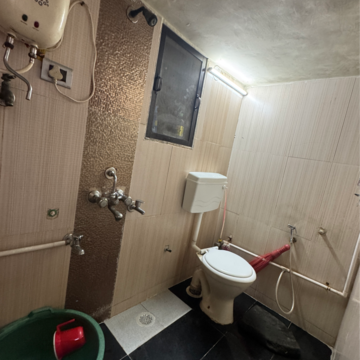 Attached Bathroom in 2 BHK Apartment at Gopal Bagh CHS, Sudam Wadi – for Rent