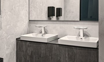 Bathroom in  Office Space at Jai Antariksha, Andheri East – for Rent