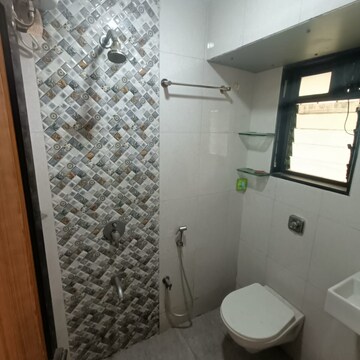 Bathroom in 3 BHK Apartment at Pratik CHS Andheri, Jeevan Nagar – for Rent