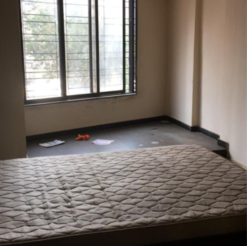 Bedroom in 3 BHK Apartment at Dheeraj Gaurav Heights, Veera Desai Industrial Estate – for Rent