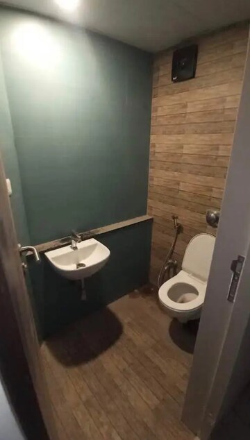Bathroom in 1 BHK Apartment at Lodha Crown Quality Homes, Majiwada – for Rent