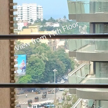 Balcony in 3 BHK Apartment at Chandak Ideal, Gulmohar Colony – for Rent