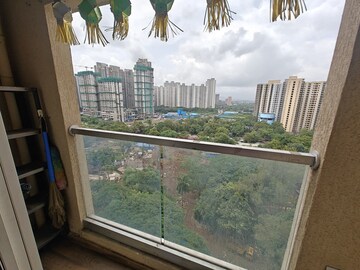 Balcony in 2 BHK Apartment at Dosti West County, Balkum Pada – for Rent