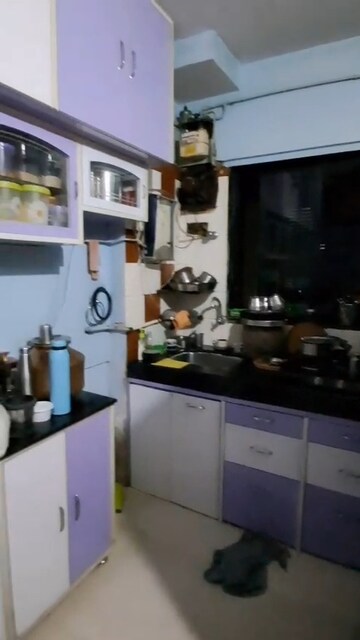 Kitchen in 1 BHK Apartment at Matoshree Park, Bhandup East – for Rent