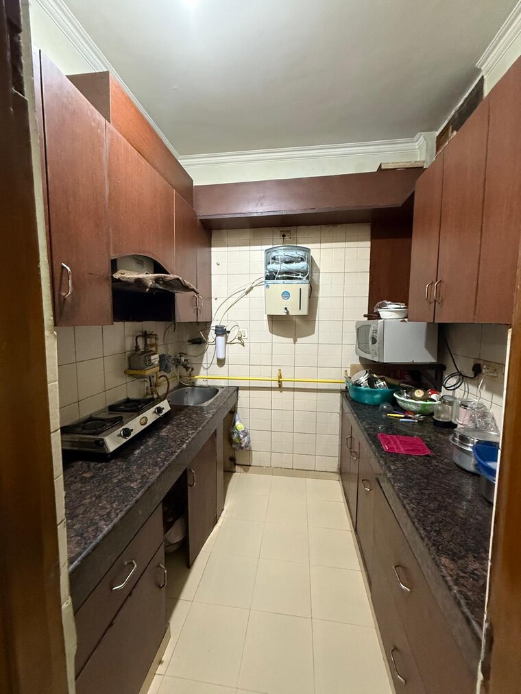 Kitchen, kalkaji 2 Bedroom 900 Sq.Ft. Builder Floor In Kalkaji Delhi 9063496