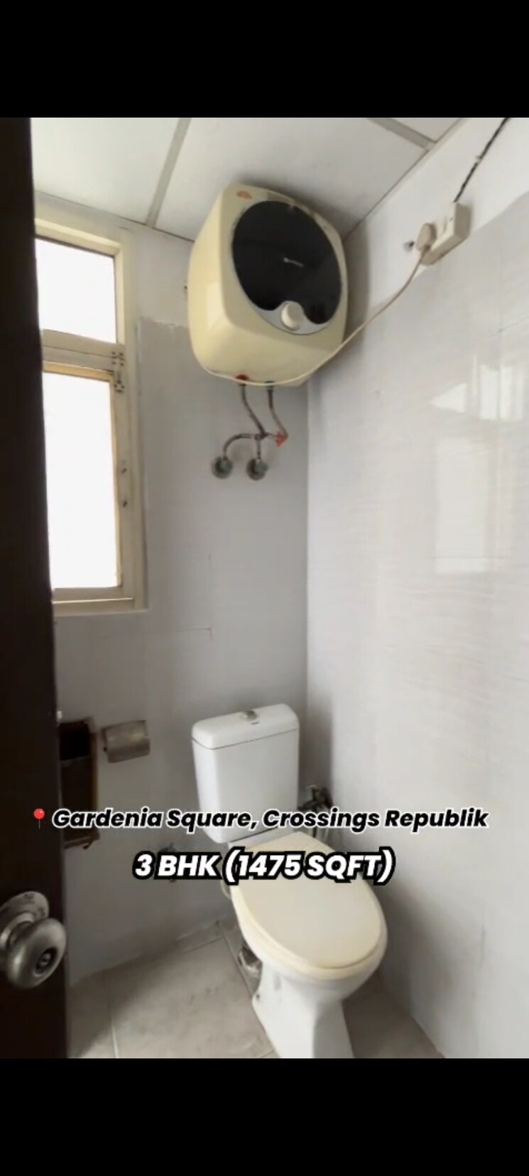 Bathroom, crossing-republik 3 Bedroom 1475 Sq.Ft. Apartment In Crossing Republic Ghaziabad 9063492