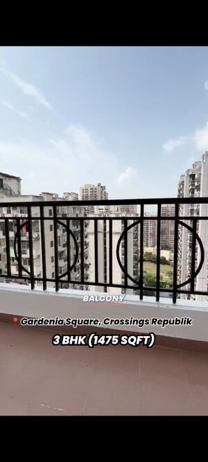 3 BHK Apartment – Exterior View View at Crossing Republik, Crossing Republic - for Sale