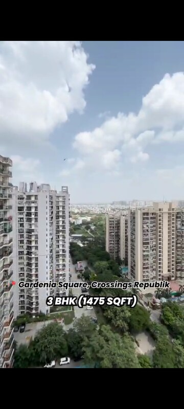 3 BHK Apartment – Exterior View View at Crossing Republik, Crossing Republic - for Sale