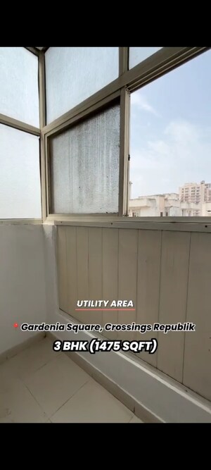 Kitchen in 3 BHK Apartment at Crossing Republik, Crossing Republic – for Sale