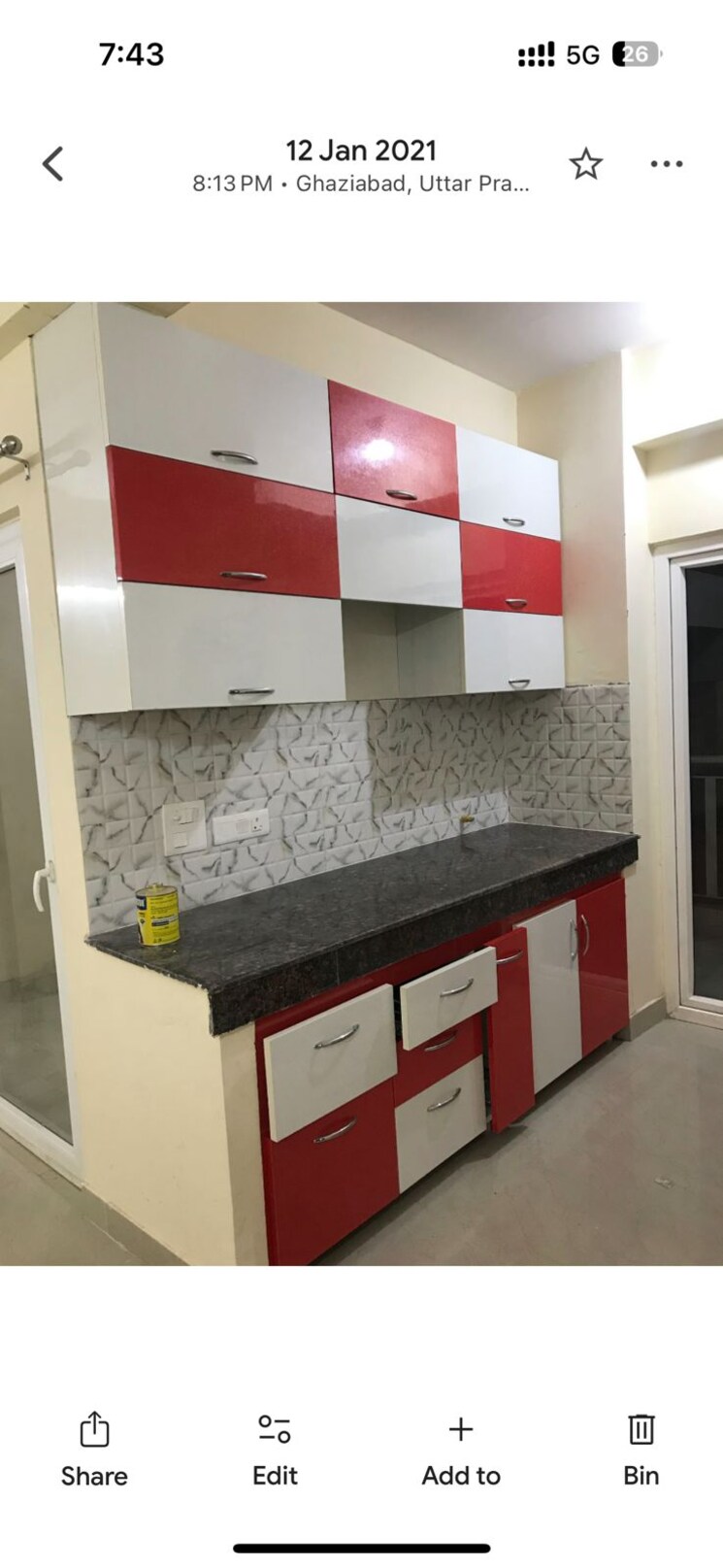 Kitchen, sector 3 greater noida 2 Bedroom 120 Sq.Mt. Villa In Sector 3 Greater Noida Greater Noida 9063546