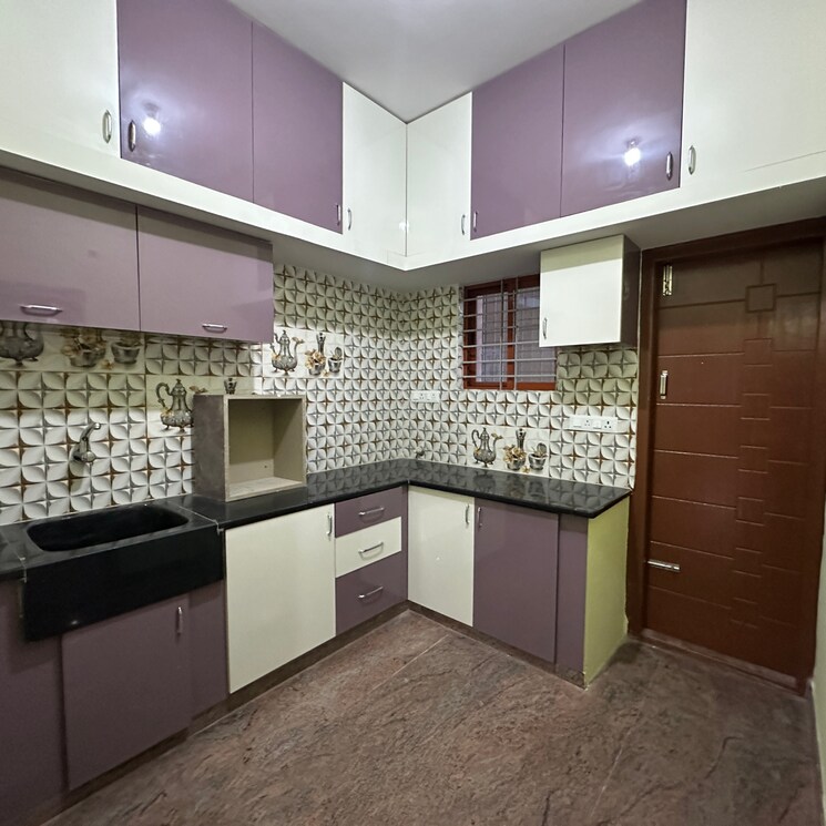 Kitchen, bhuvaneshwari nagar 2 Bedroom 1000 Sq.Ft. Builder Floor In Bhuvaneshwari Nagar Bangalore 9063542