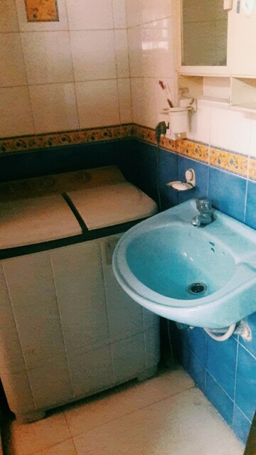 Bathroom in 1 BHK Apartment at Green Field B CHS LTD, Andheri East – for Rent