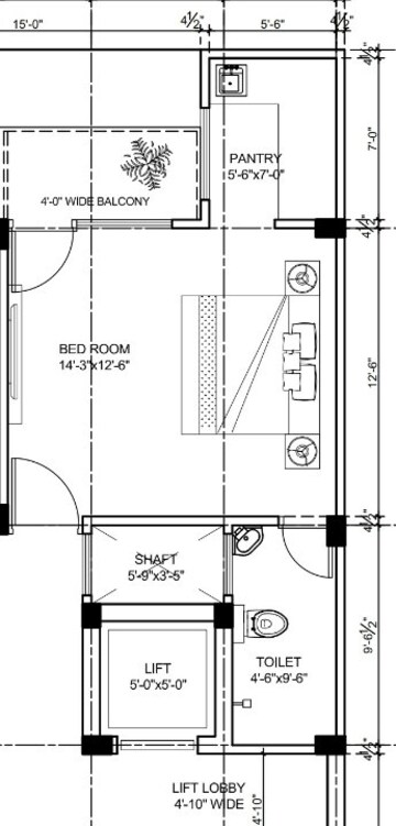 1 RK Apartment – Map Location View at Sector 51 - for Rent