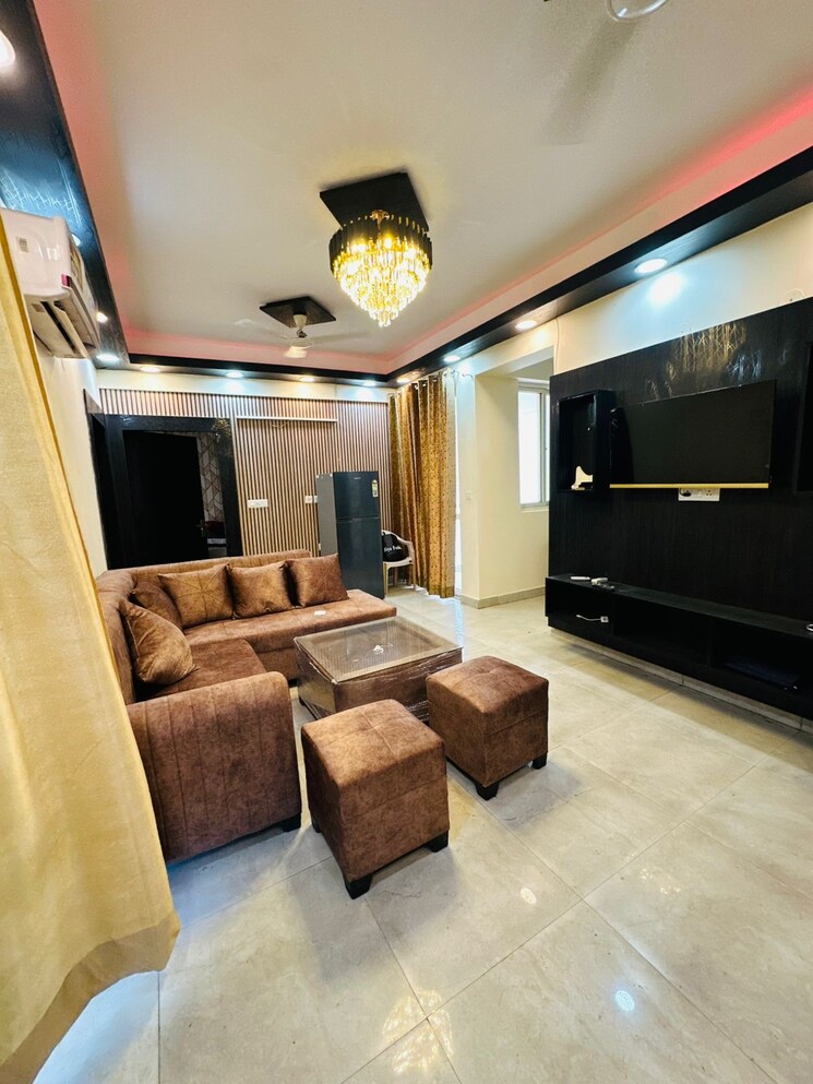 Living Room, alpha-1-rwa 2 Bedroom 600 Sq.Ft. Independent House In Alpha 1 Greater Noida Greater Noida 9063887