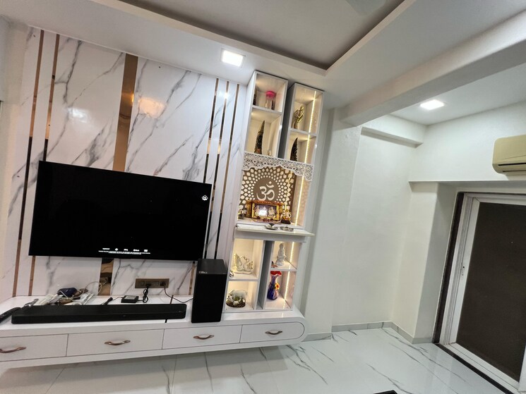 Tv Room, sapphire-lakeside 1 Bedroom 476 Sq.Ft. Apartment In Powai Mumbai 9063895