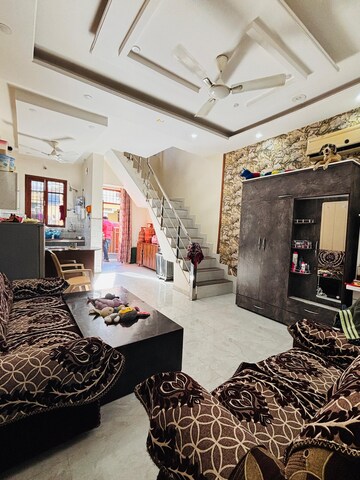Living Room in 3 BHK Independent House at Dhakoli – for Sale