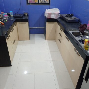 Kitchen in 3 BHK Apartment at Gera Emerald City, Kharadi – for Rent