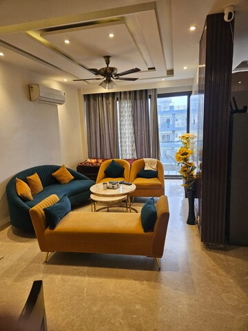 Living Room in 3 BHK Builder Floor at Sushant Lok ii – for Rent