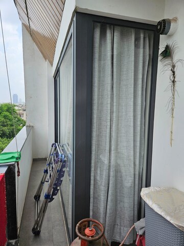 Balcony in 3 BHK Builder Floor at Sushant Lok ii – for Rent