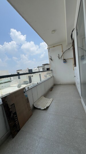 Balcony in 3 BHK Builder Floor at Palm Residency Chhatarpur, Chattarpur – for Sale